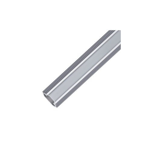 ELMARK Elm9012/2 Aluminium Profil Led Szalaghoz, Matt Takaróprofil, Felületre Szerelhető 1 M
