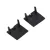 EL-28ECCR END CAP FOR PROFILE EL-28CR BLACK, SET