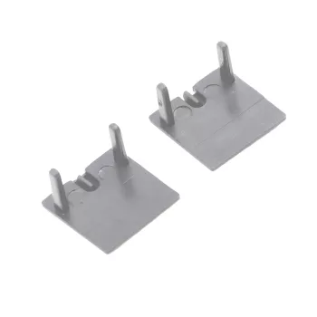 EL-28ECCR END CAP FOR PROFILE EL-28CR, SILVER, SET