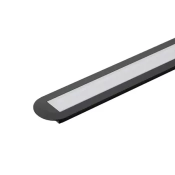 EL-87ECCR END CAP FOR PROFILE EL-87CR BLACK, SET