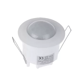 ST40 MOTION AND LIGHT SENSOR RECESSED MOUNTING 360° WHITE