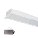 LED PROFILES RECESSED MOUNTING S48 32W 4000K 1500MM WHITE+EMERGENCY KIT