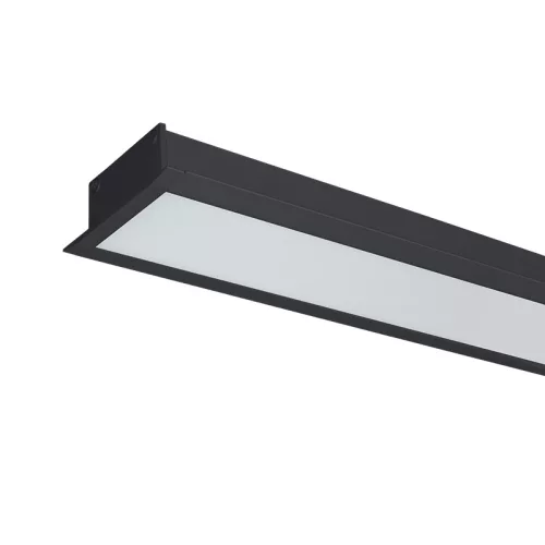 HIGH POWER LED PROFILE RECESSED S48 50W 4000K BLACK