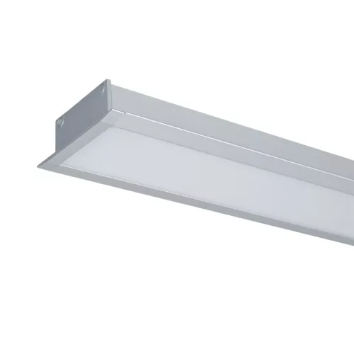 HIGH POWER LED PROFILE RECESSED S48 20W 4000K GREY