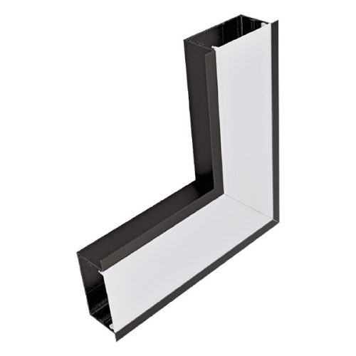 INSIDE CORNER FOR LED PROFILES S48 WHITE RECESSED