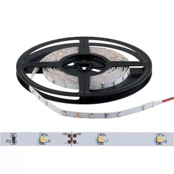LED150(12/DC,IP20)-BLUE/5m, white PCB