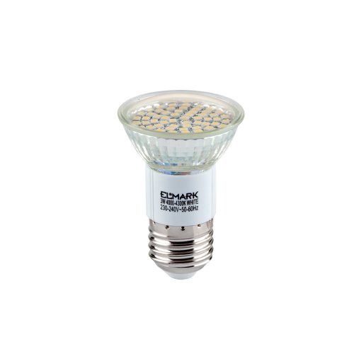 ELMARK Led Lámpa Led60Smd3528 3W E27 230V Meleg Fehér