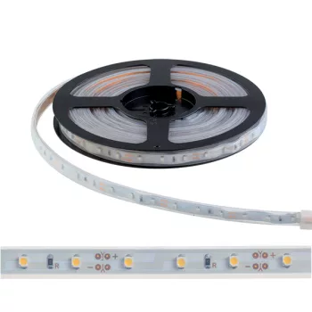 LED STRIP LED300 3528 12V DC IP65 60PCS/1M WARM WHITE