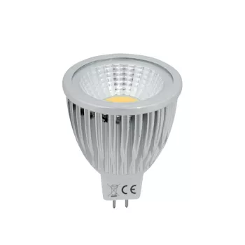 LED LAMP LEDCOB 5W GU5,3 12V AC/DC WARM WHITE