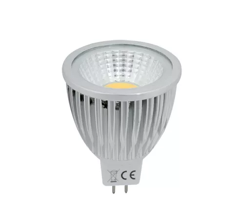 LED LAMP LEDCOB 5W GU5,3 12V AC/DC WARM WHITE