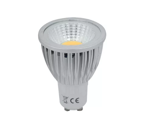 LED LAMP LEDCOB 5W GU10 230V WARM WHITE