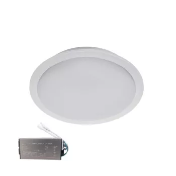 LED PANEL ROUND WATERPROOF 18W 6500K IP65+ EMERGENCY KIT