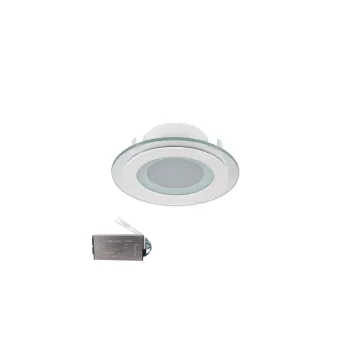 ELMARK Led Panel Üveg Kerek 18W 2700K+Inverterrel