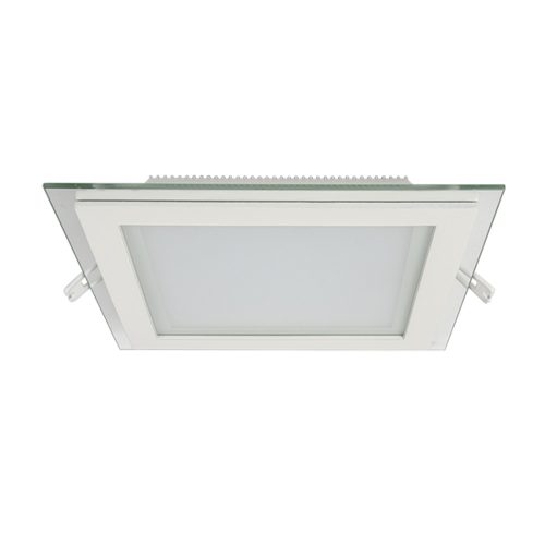 ELMARK Led Panel Üveg Szögletes 18W 2700K