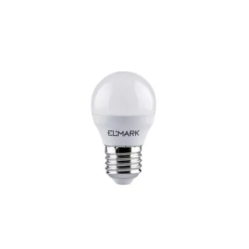 ELMARK Led Izzó Gömb G45 6W E27 230V Meleg Fehér
