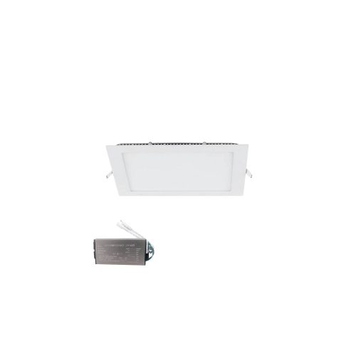 ELMARK Led Panel Szögletes 12W 2700K Süllyesztett Szerelésű  Inverterrel Szerelt