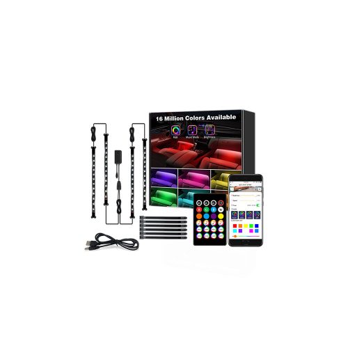 ELMARK Bluetooth Smart Rgb Led Strip Light With Music Control, Set
