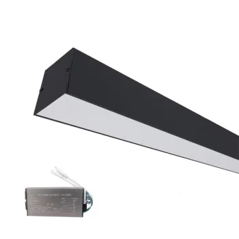   LED PROFILES FOR SURFACE MOUNTING S77 24W 4000K 600MM BLACK+EMERGENCY KIT