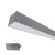 LED PROFILES FOR SURFACE MOUNTING S77 24W 4000K 600MM GREY+EMERGENCY KIT