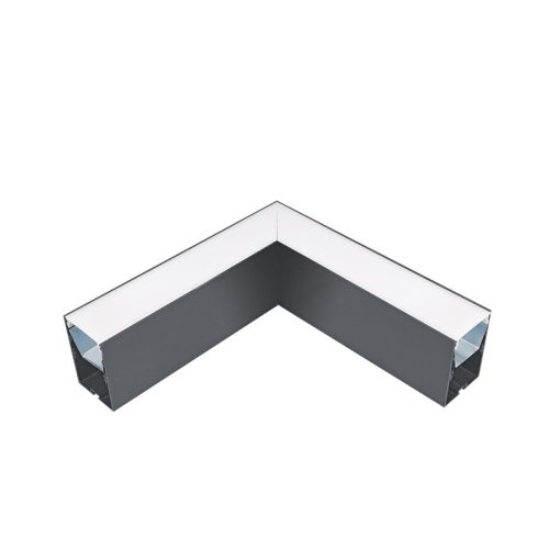 L-CORNER FOR LED PROFILES S77 SERIES GREY SURFACE