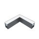 L-CORNER FOR LED PROFILES S77 SERIES GREY SURFACE