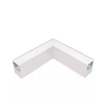 L-CORNER FOR LED PROFILES S77 SERIES WHITE SURFACE