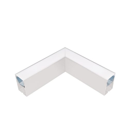 L-CORNER FOR LED PROFILES S77 SERIES WHITE SURFACE