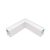 L-CORNER FOR LED PROFILES S77 SERIES WHITE SURFACE