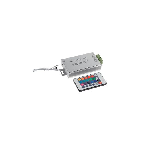 ELMARK Vezérlő Rgb Led Szalaghoz Infravörös Vezérlővel - 24 Gomb 12V 12A