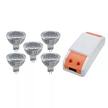 LED DRIVER 18W+ 5X LED1 3W 2700K MR16
