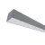 HIGH POWER LED PROFILE SURFACE S48 40W 4000K GREY