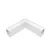 L-CORNER FOR LED PROFILES S48 SERIES WHITE SURFACE