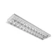 ELMARK Lena-V Lámpatest Led Fénycsővel(1200Mm) 2X18W 4000K Süllyesztett Szerelésű 1195/295 Type V