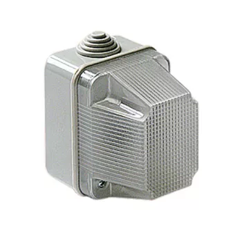 EC320 SURFACE WARNING LIGHT IP55 TRANSPARENT