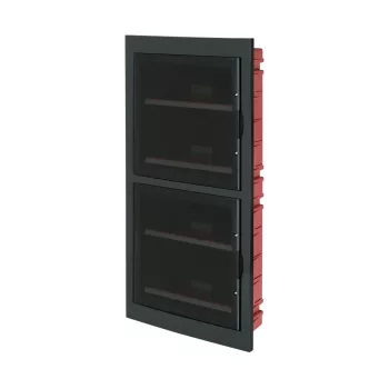 EC630 FLUSH MOUNT. ENCLOSURE 72 MOD. (4X18) BLACK