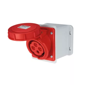 EC690 WALL MOUNT. SOCKET 32A IP67 3P+E 380-415V