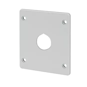 FLANGE FOR IND. BOARD WITH HOLE D22MM- 84X74MM