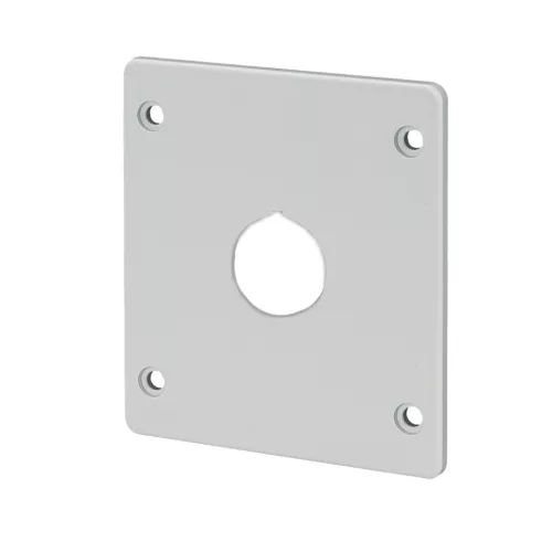 FLANGE FOR IND. BOARD WITH HOLE D22MM- 84X74MM