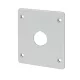 FLANGE FOR IND. BOARD WITH HOLE D22MM- 84X74MM