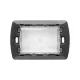 LED EMERGENCY LIGHT FLUSH MOUNTING 3 MODULES WHITE