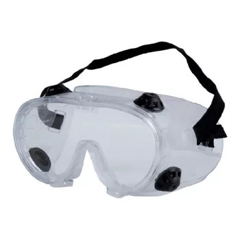 GOGGLES WITH FLAT VISOR WHITE