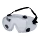 GOGGLES WITH FLAT VISOR WHITE