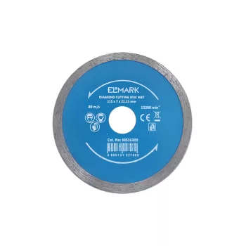   ELMARK Wet Gyémánt Vágókorong, Tégla, Kő És Beton 115X22.2Mm