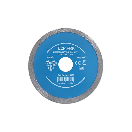 ELMARK Wet Gyémánt Vágókorong, Tégla, Kő És Beton 115X22.2Mm