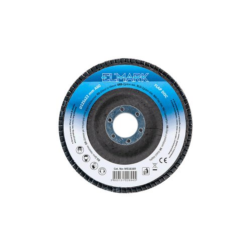 ELMARK Lamellás Csiszolókorong 80-As Fém, Fa És Kő 125X22.2Mm