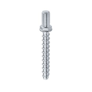 CONCR. SCREW WITH EXTERNAL THREAD/ROD WDBGZ 6X55MM