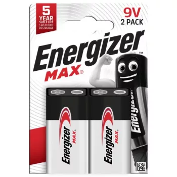 Energizer Max Alkáli 9V Elem B2