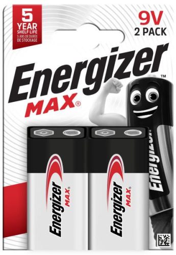 Energizer Max Alkáli 9V Elem B2