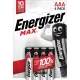 Energizer Max Alkáli Mikro Elem AAA B4
