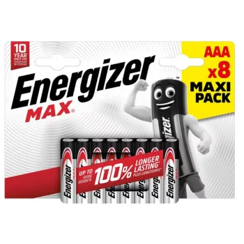 Energizer Max Alkáli Mikro Elem AAA B8